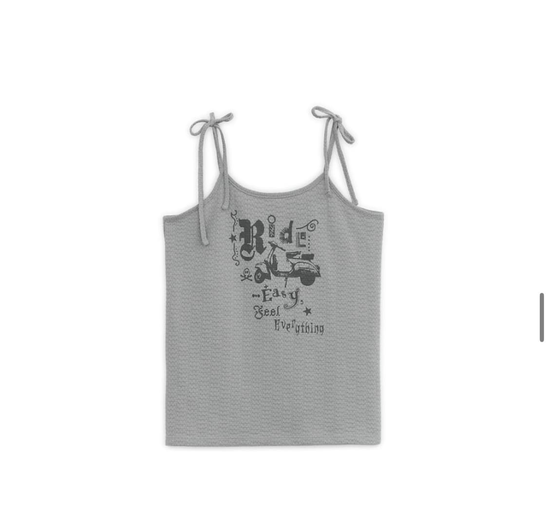 허그유어스킨 프린트 레이어드 헨리넥 티 상품이미지3