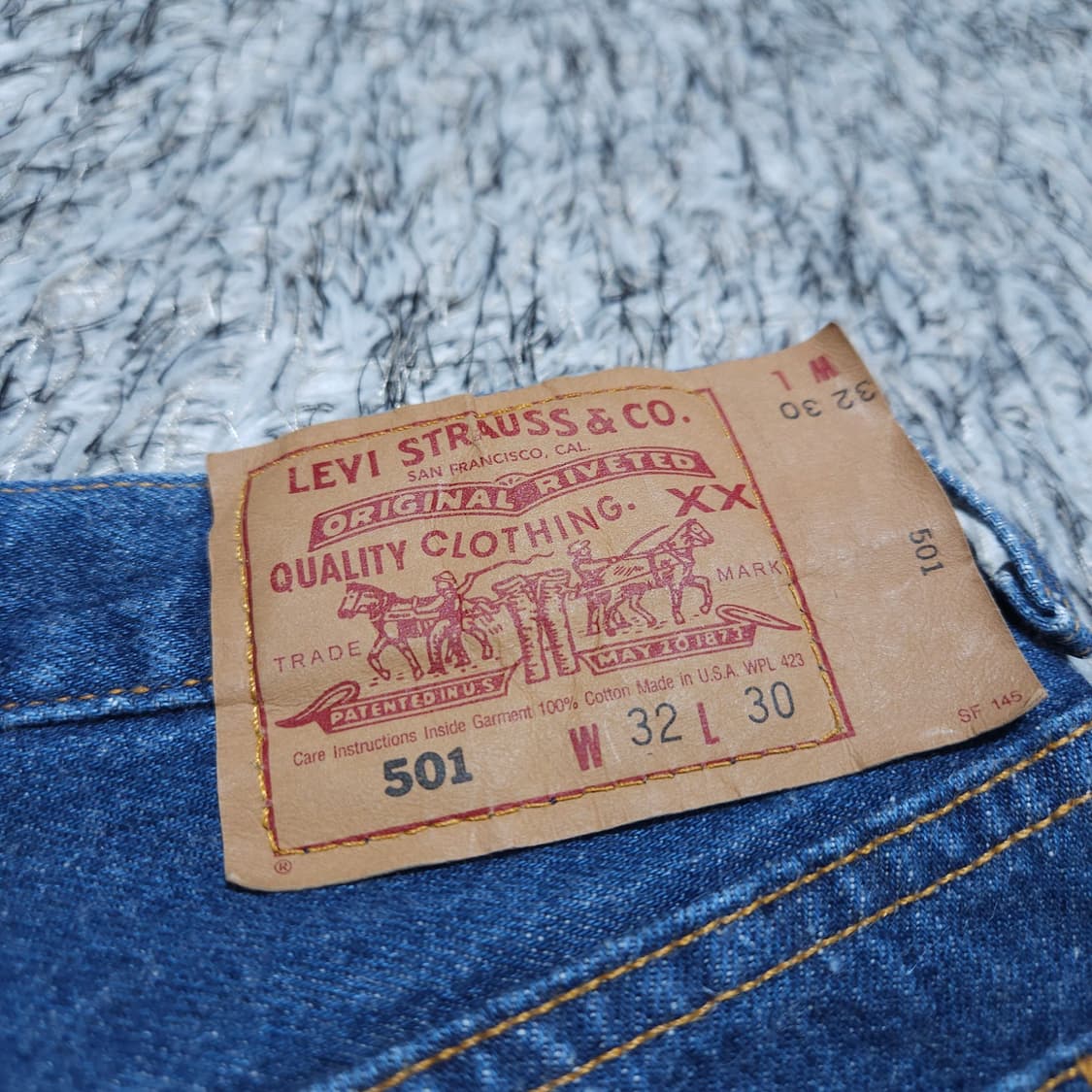 리바이스501) 30/30 남자 일자청바지 / 왕눈이샵 상품이미지9
