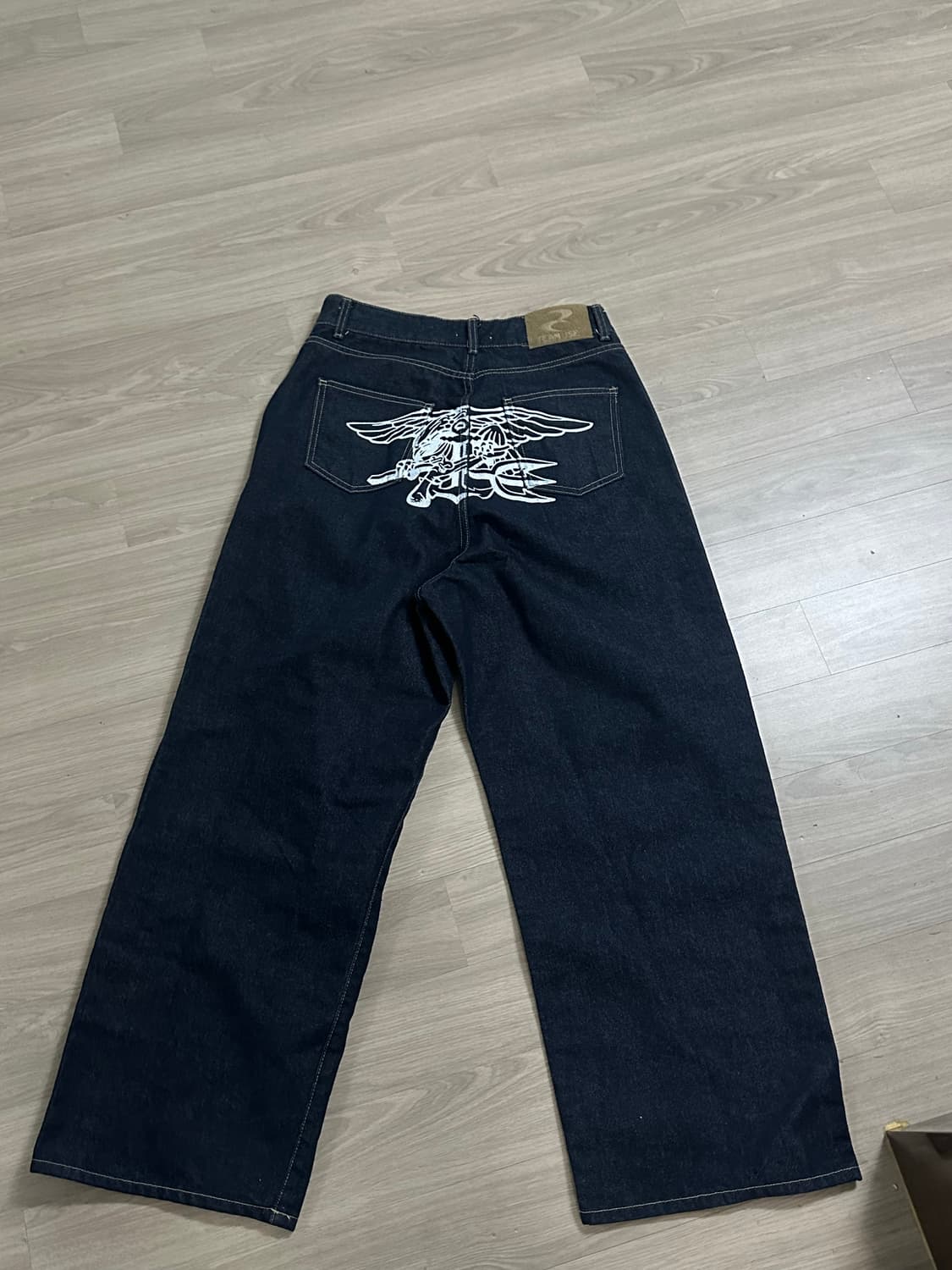 Team use 생지 데님 팬츠 상품이미지1