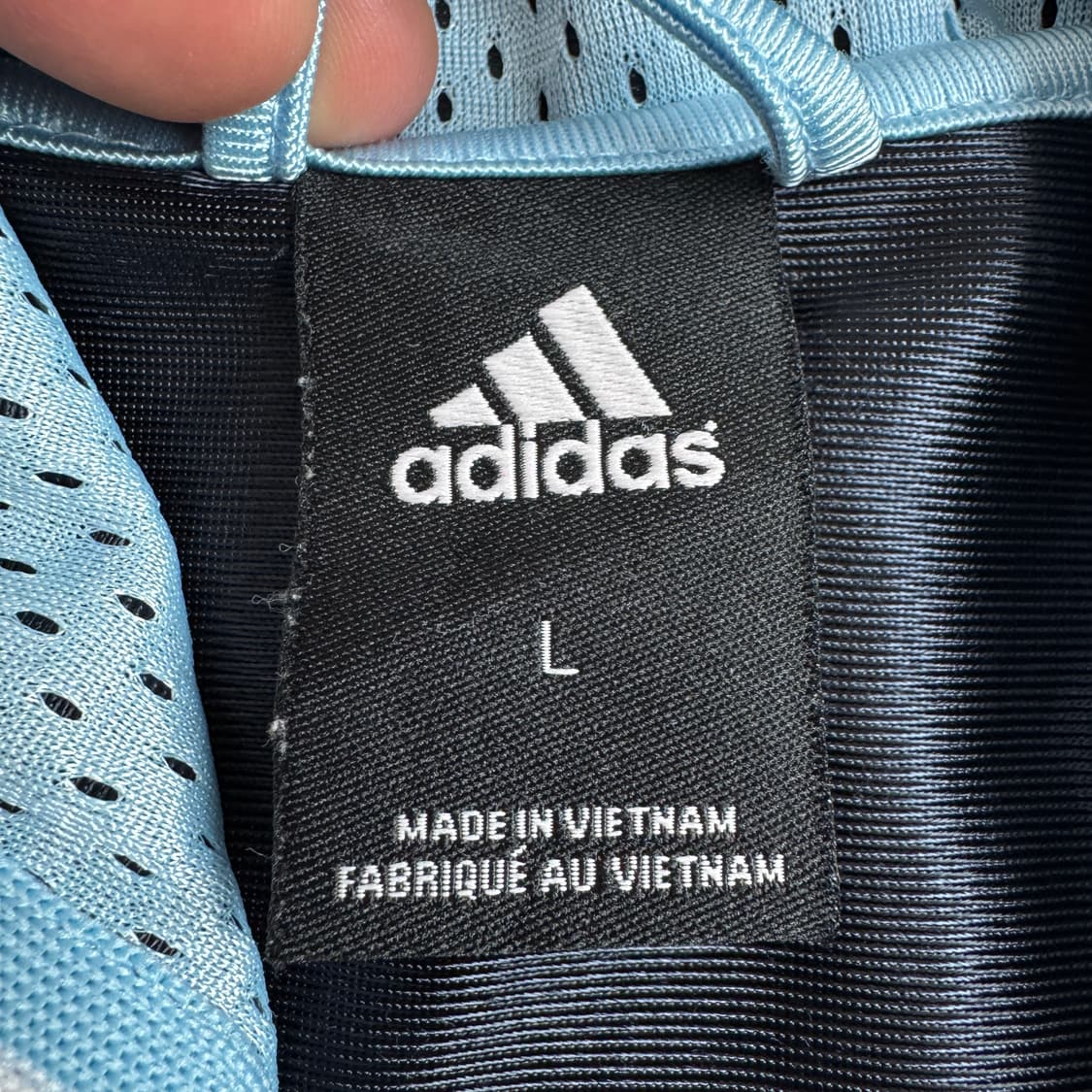 아디다스 하늘색 삼선 후드 져지 원피스 상품이미지6