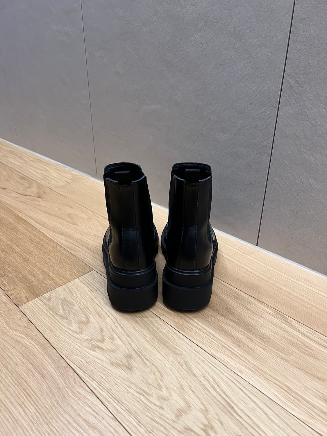 피렌체 아뜨리에 / 더블 레이어드솔 첼시부츠 (250-260) 키높이 6 상품이미지3