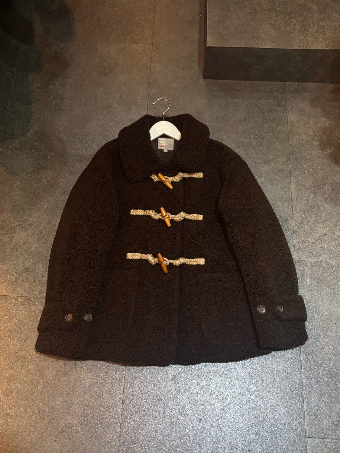 스파오 떡볶이 반코트 S 상품이미지2