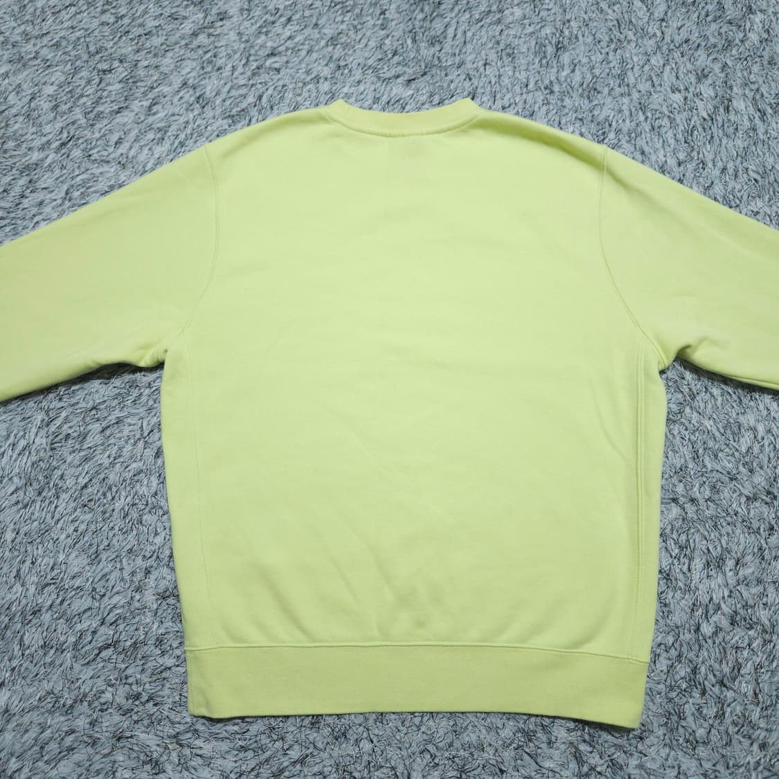 나이키)100 남자 기모맨투맨 라임 / 왕눈이샵 상품이미지6