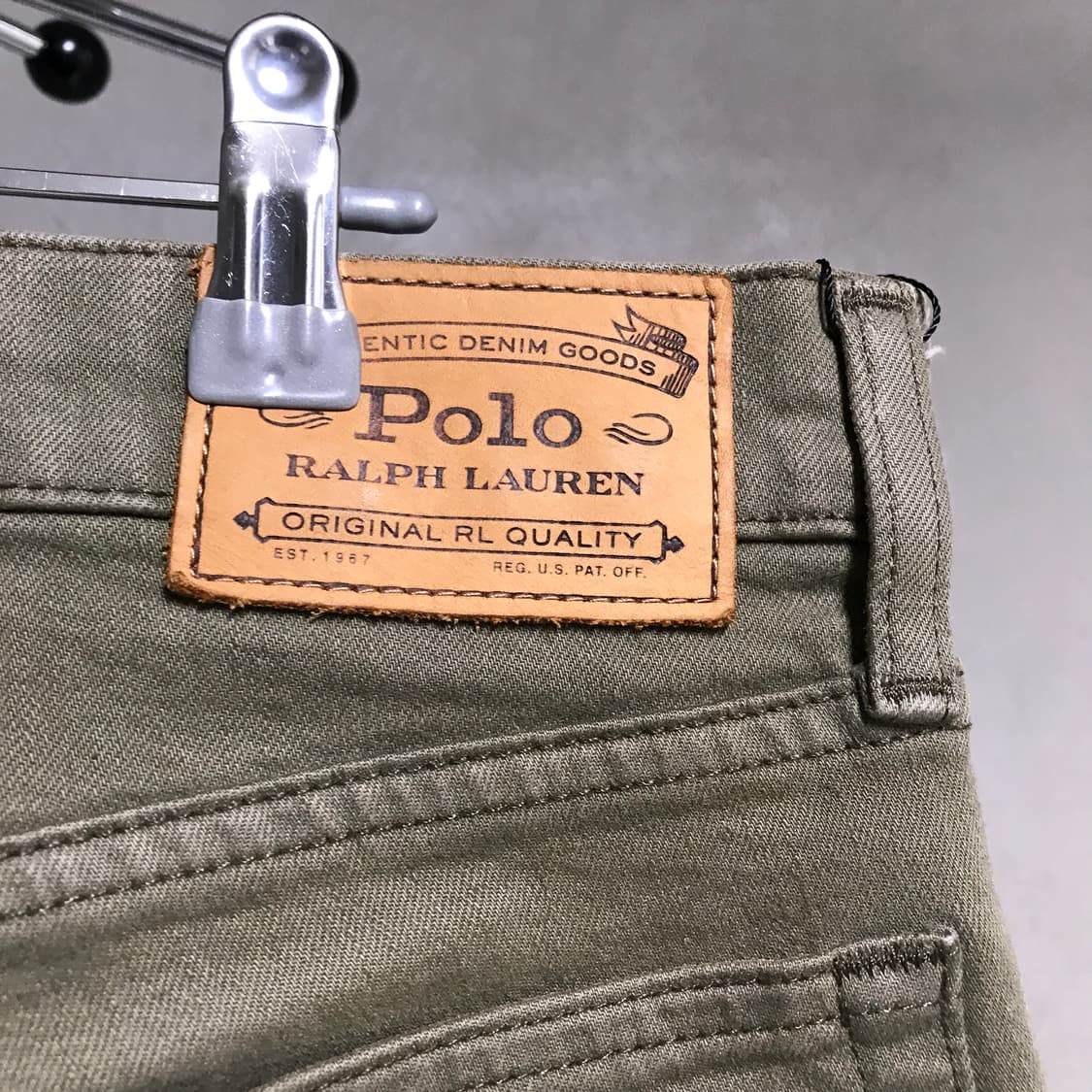 폴로 랄프로렌 코튼 팬츠 카키 30/30 상품이미지5