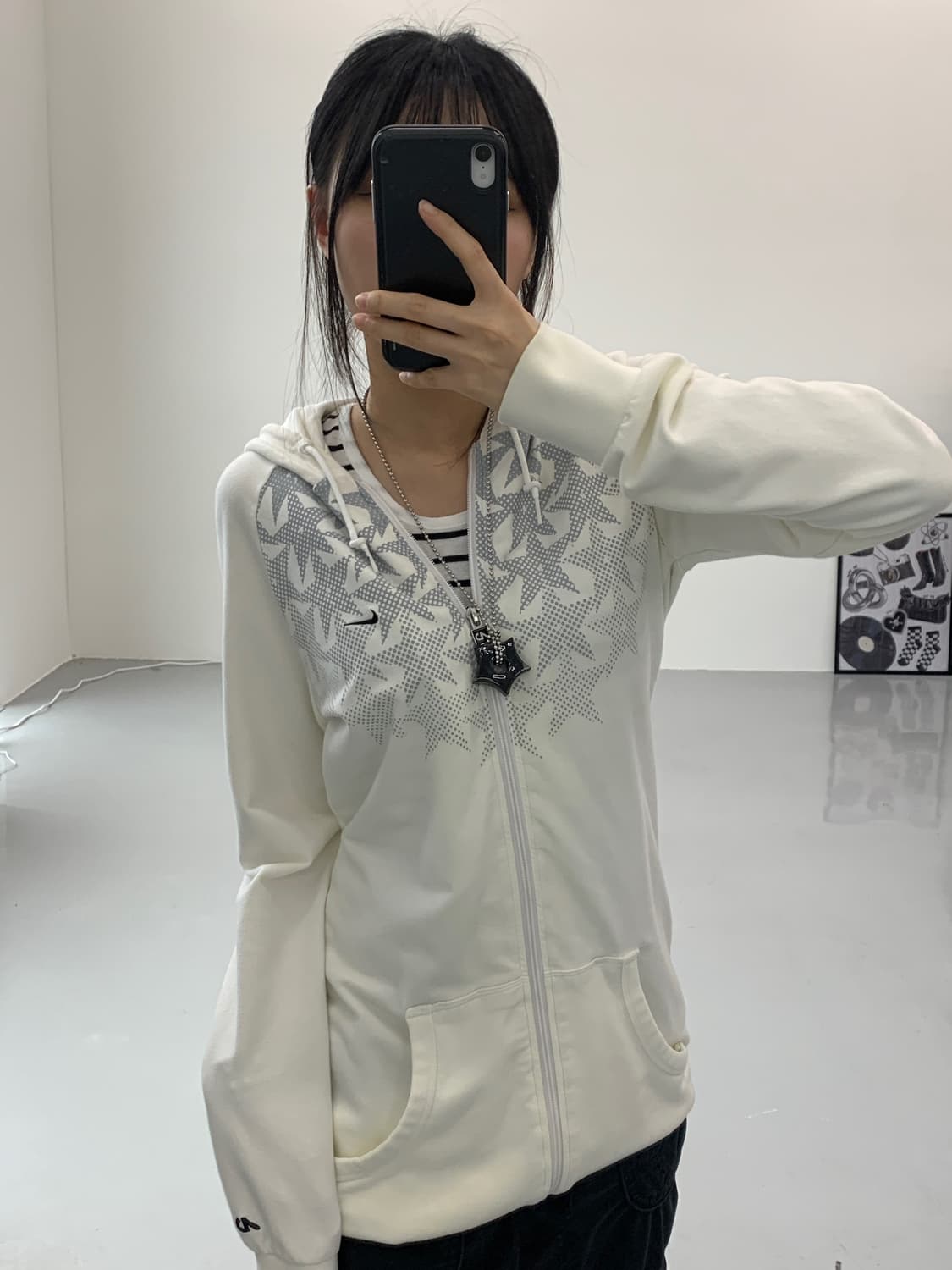Nike Stars Cotton Zip Up Hoodies 상품이미지3
