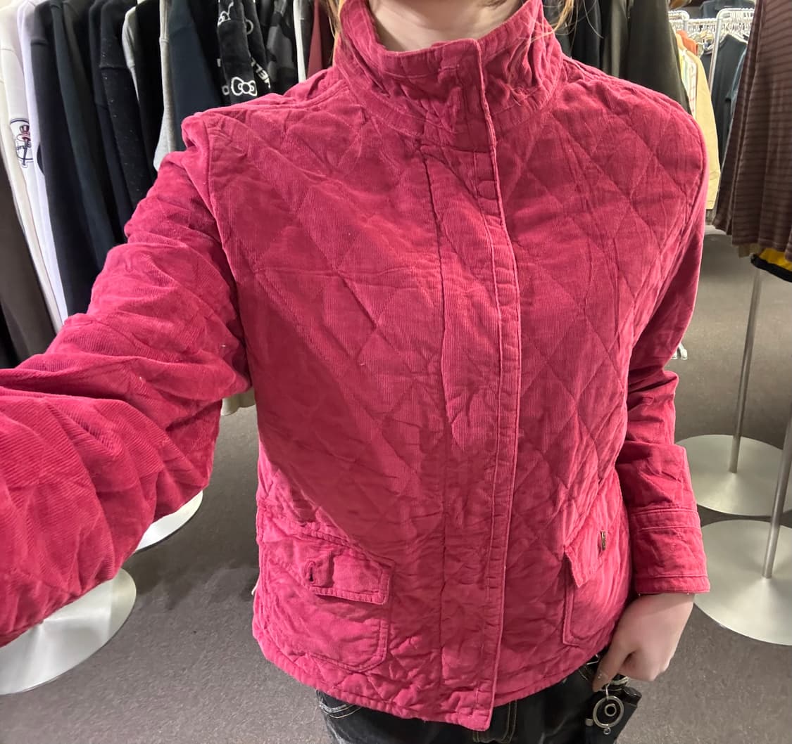 M)에디 바우어 빈티지 벨벳 코듀로이 퀼팅 자켓 상품이미지3