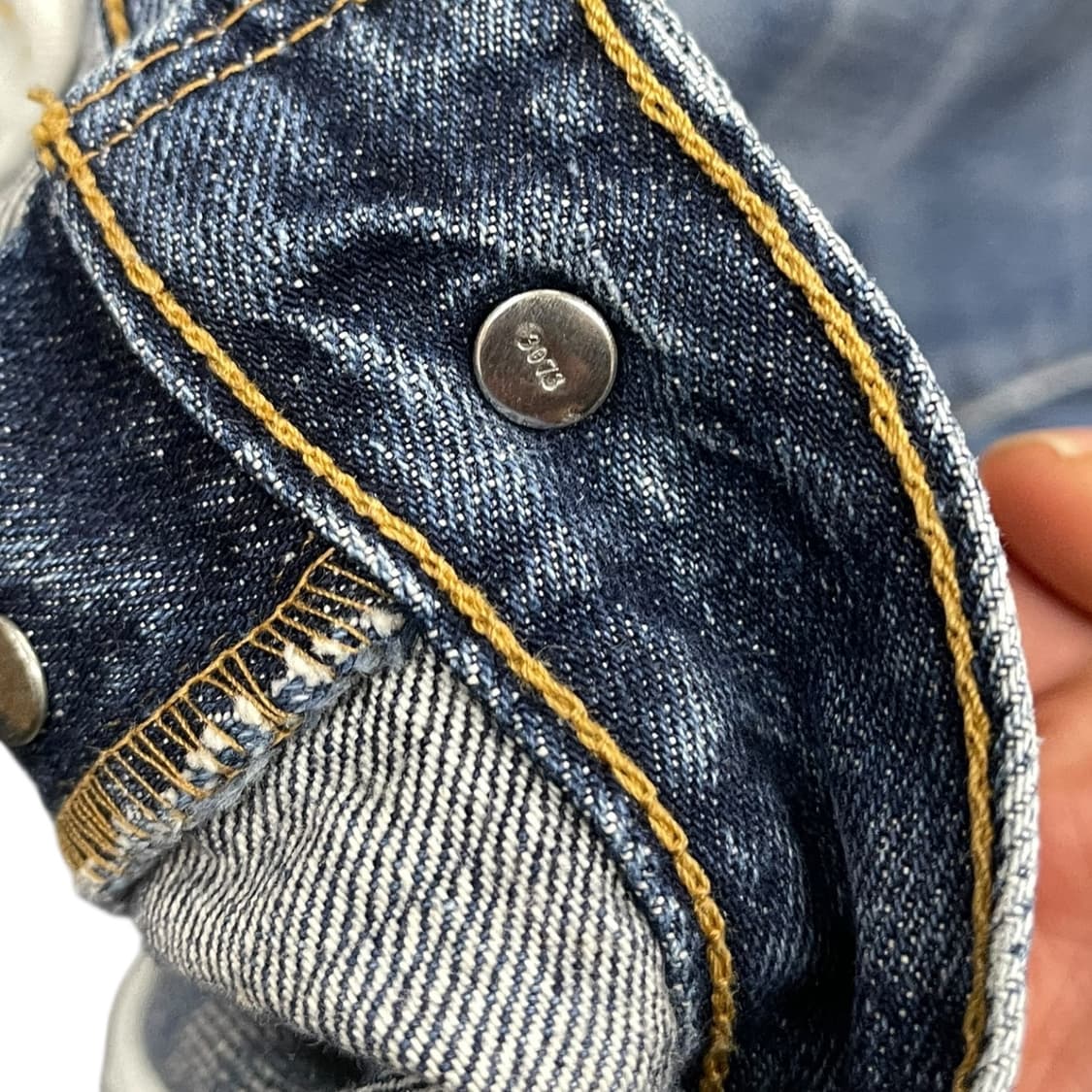 리바이스 501 페이드 워시드 데님팬츠 상품이미지5