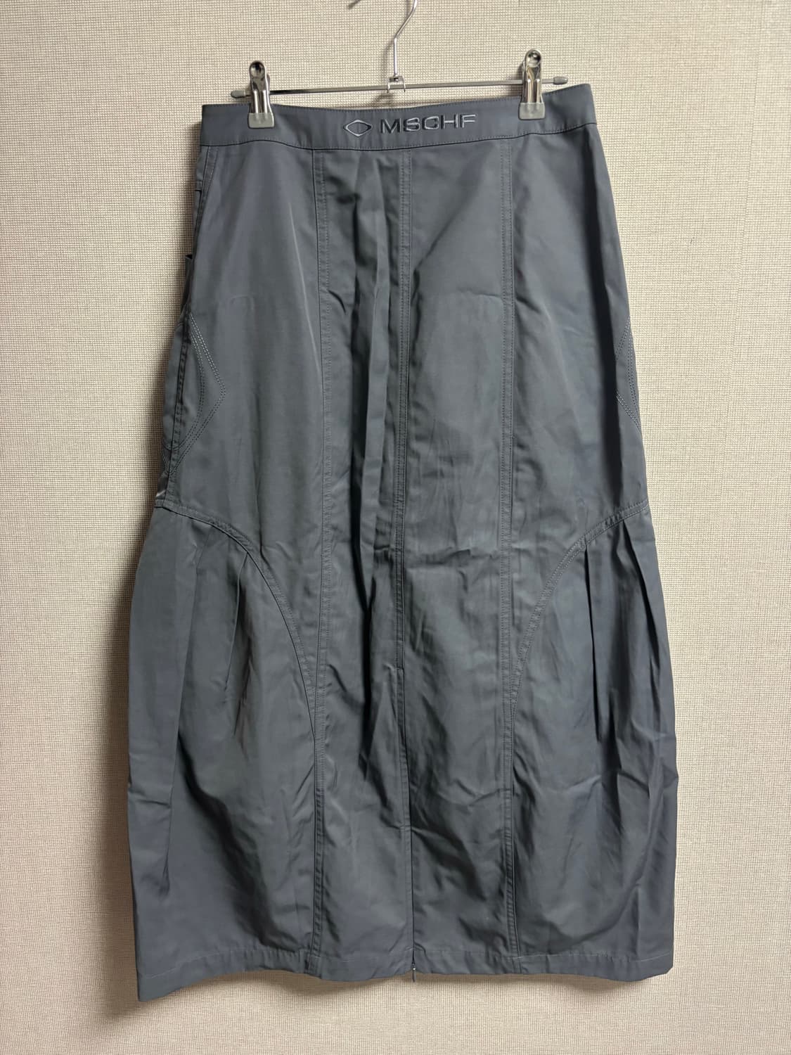 미스치프 롬버스 롱 스커트 블루그레이 s 상품이미지4