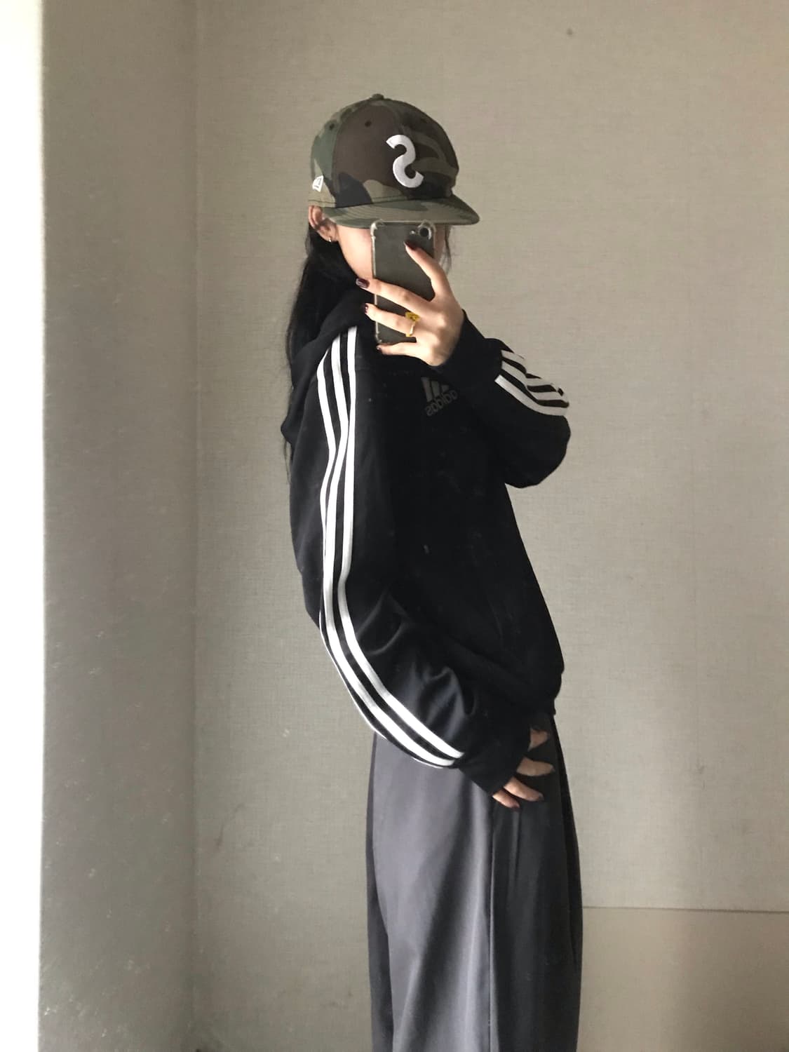 아디다스 블랙00s 후드집업 상품이미지3