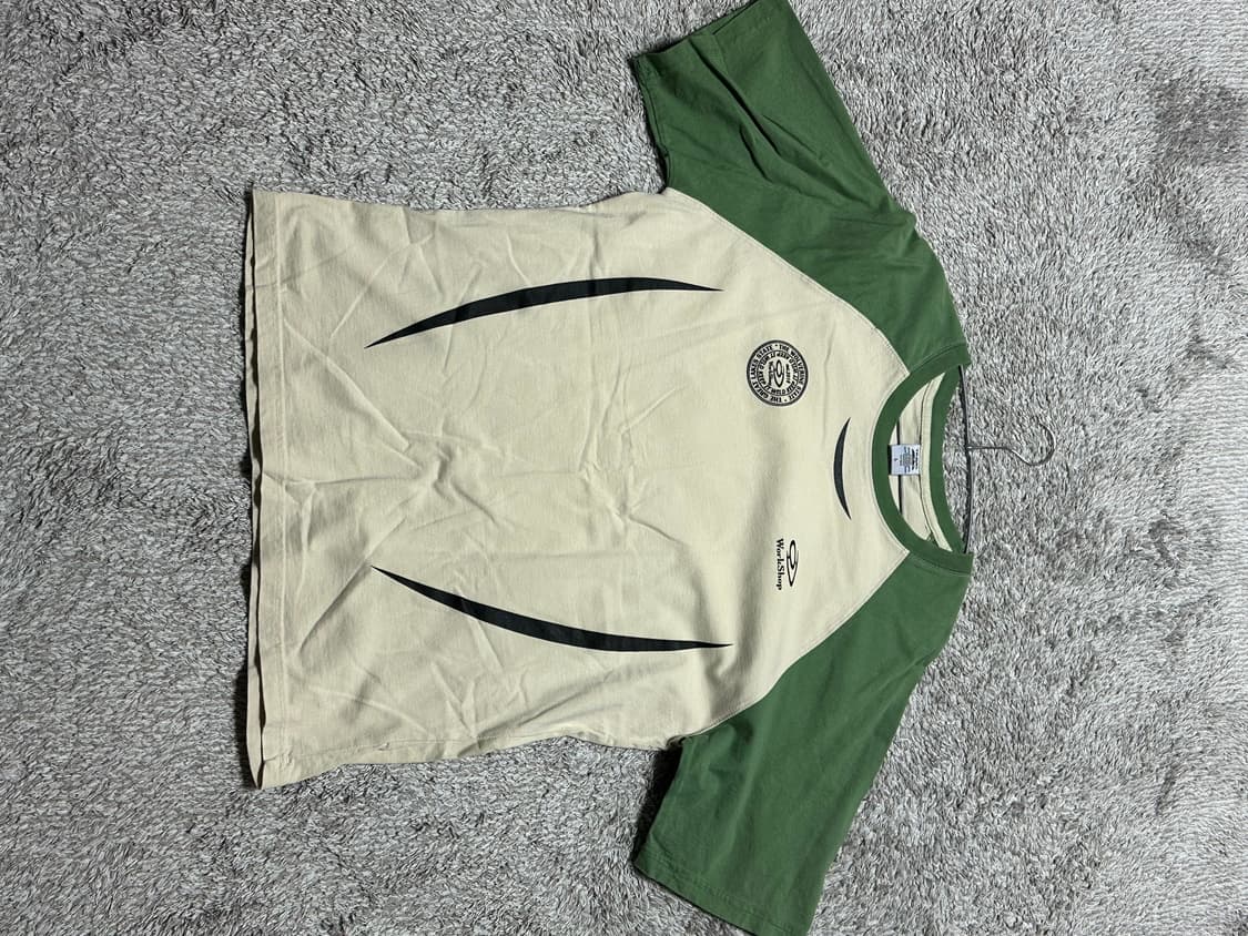 트레블 웍스샵 반팔 티셔츠 그린 L사이드 상품이미지2