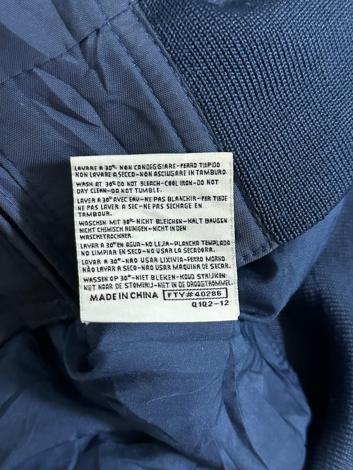 00s Kappa 로베디카파 네이비 블루종 자켓 상품이미지6