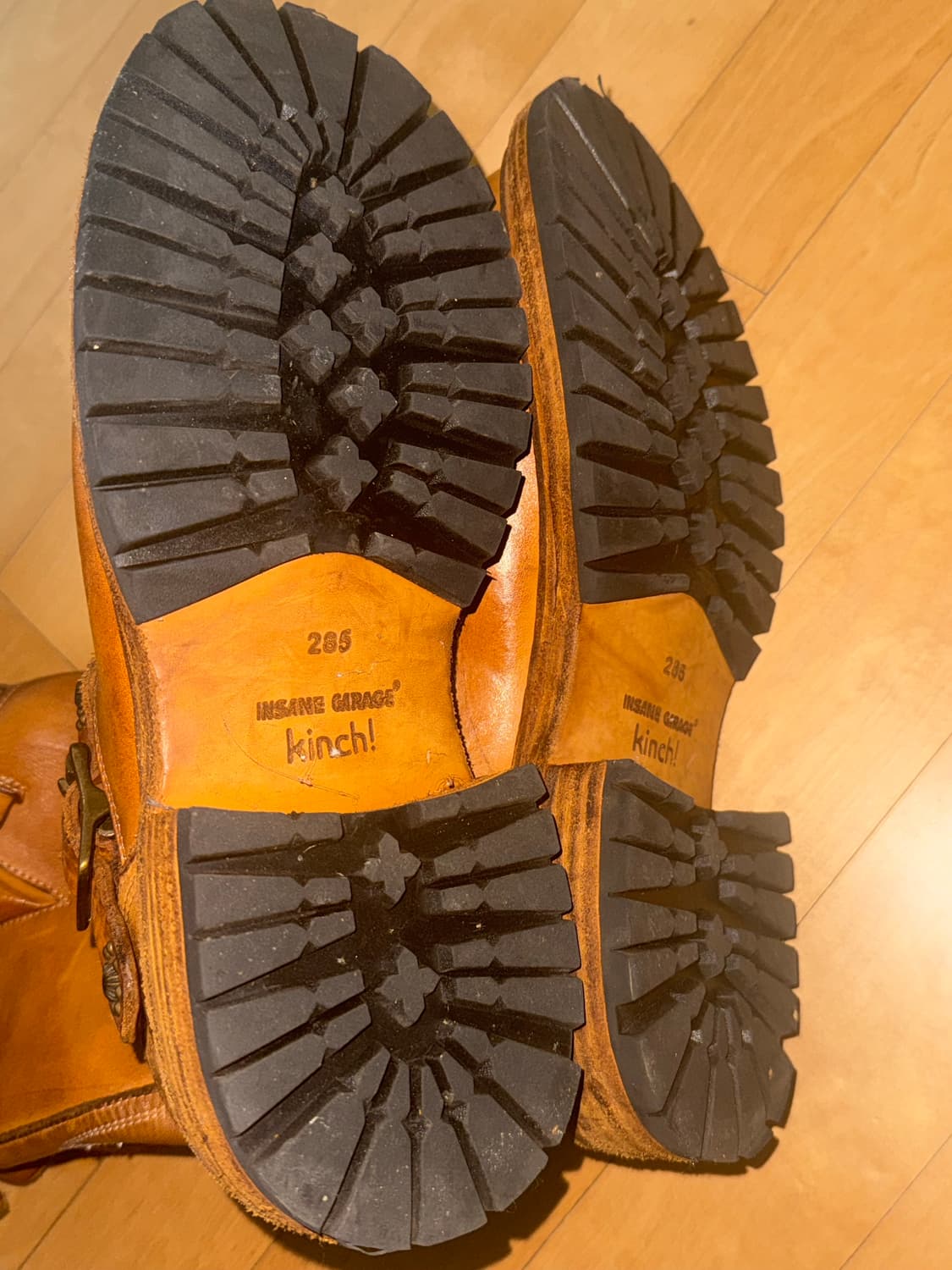 킨치 인세인개러지 홀스터 부츠 브라운 285 상품이미지4