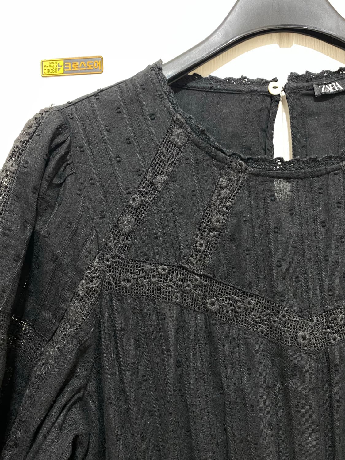 자라(zara) 레이스 블랙 원피스 S 상품이미지2