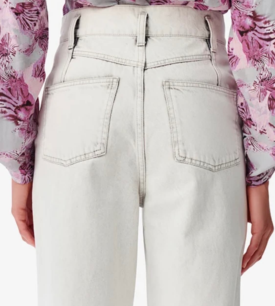 IRO paris 이로 우먼스 하이웨스트 그레이 데님  상품이미지9