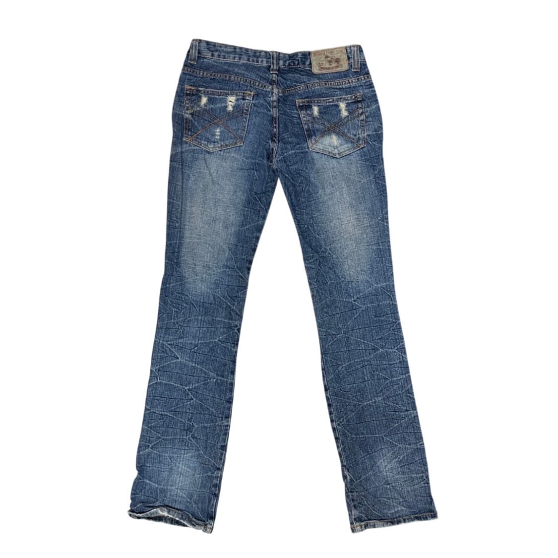 AFT jeans 워싱 컷아웃 데님 팬츠 상품이미지2