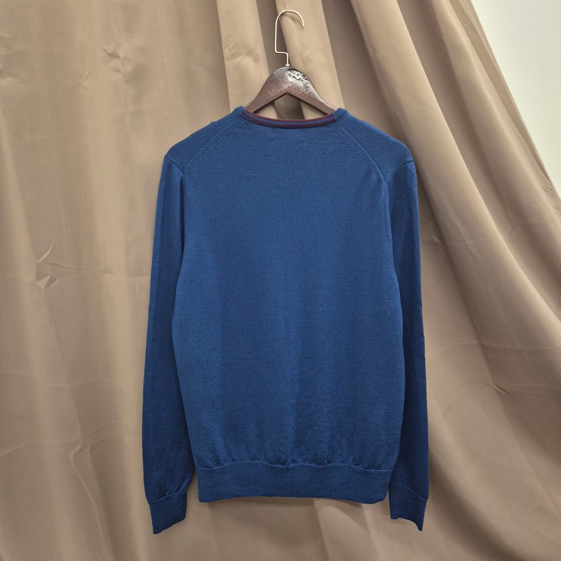 프레드페리 클래식 크루넥 메리노울 니트 100 상품이미지3