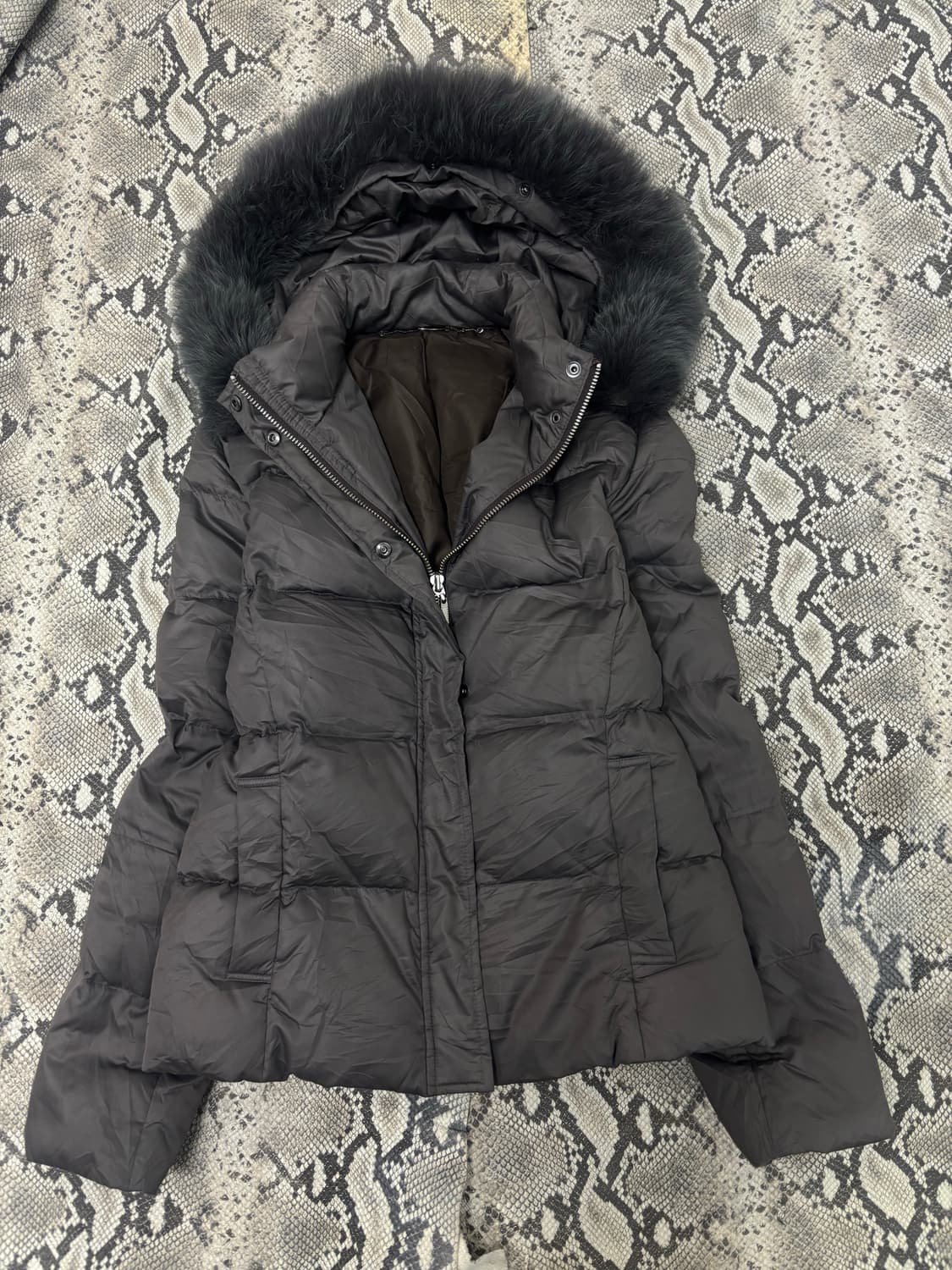 Y2K Grey Fur Padding 상품이미지4