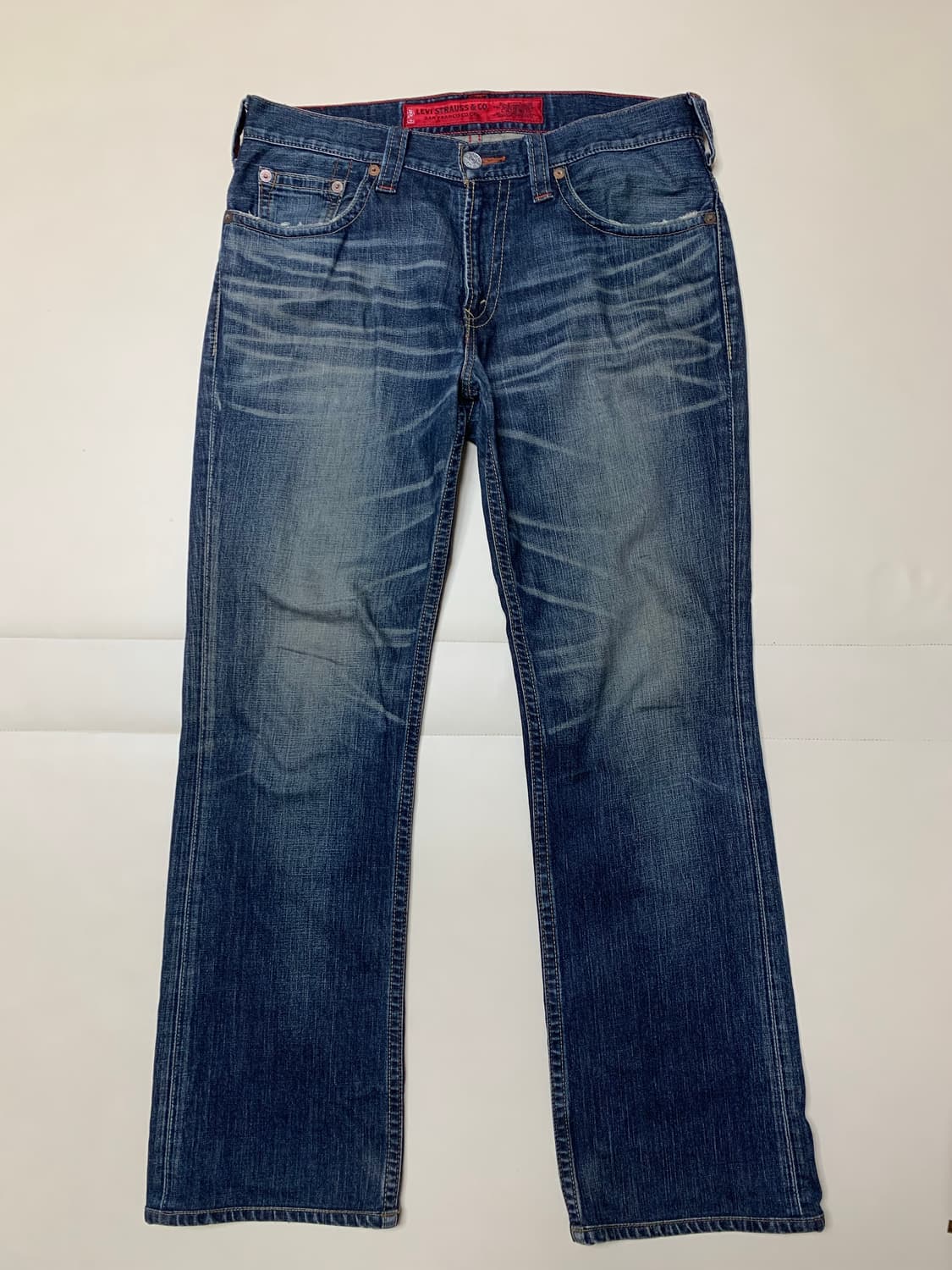 [34] 빈티지 리바이스 507 세미 부츠컷 워싱 데님 팬츠 상품이미지1