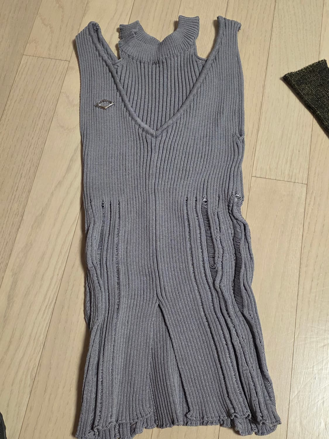 Mischief Layered knit Holter Sleeveless 상품이미지1