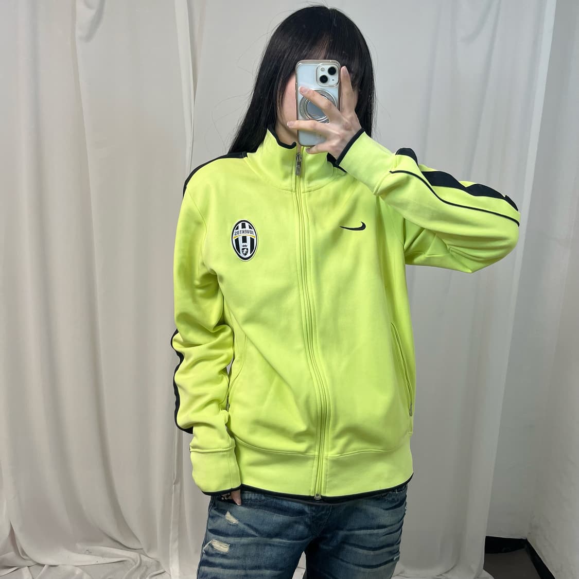Nike neon yellow Juventus jersey 상품이미지1
