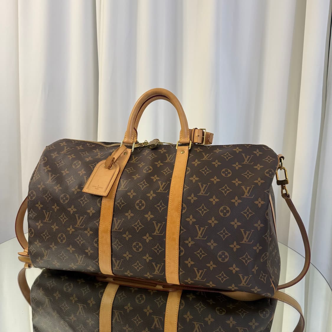 루이비통 모노그램 반둘리에 키폴 50사이즈 신형 상품이미지3