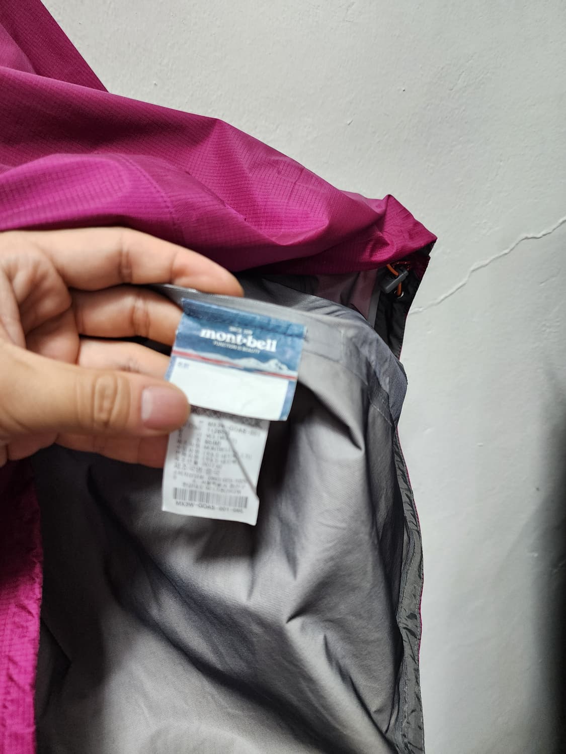 몽벨 고어텍스 바람막이  상품이미지6