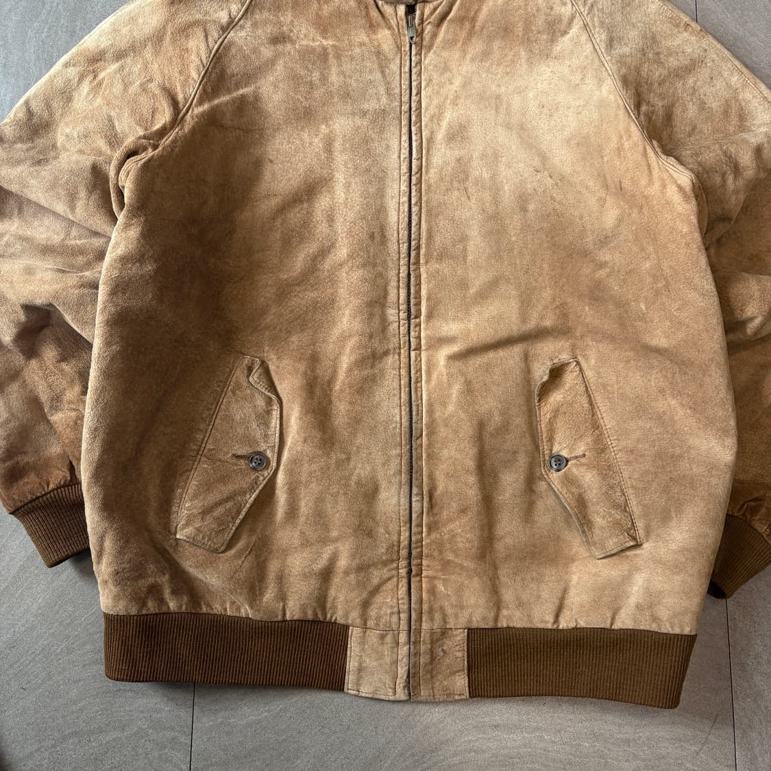 90s L.L.bean 90년대 엘엘빈 미국 생산 스웨이드 바라쿠다 자켓 상품이미지2