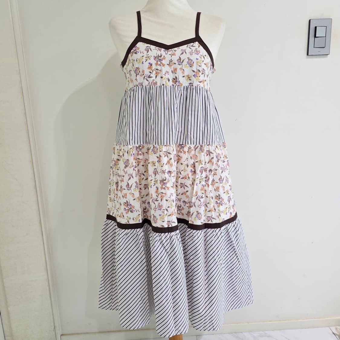 스즈코 모리걸 패치워크 원피스 상품이미지2