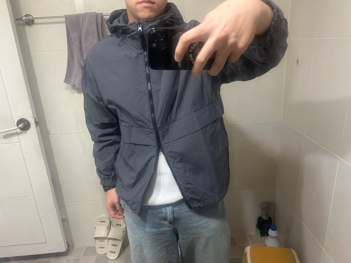 회색 바람막이 상품이미지1