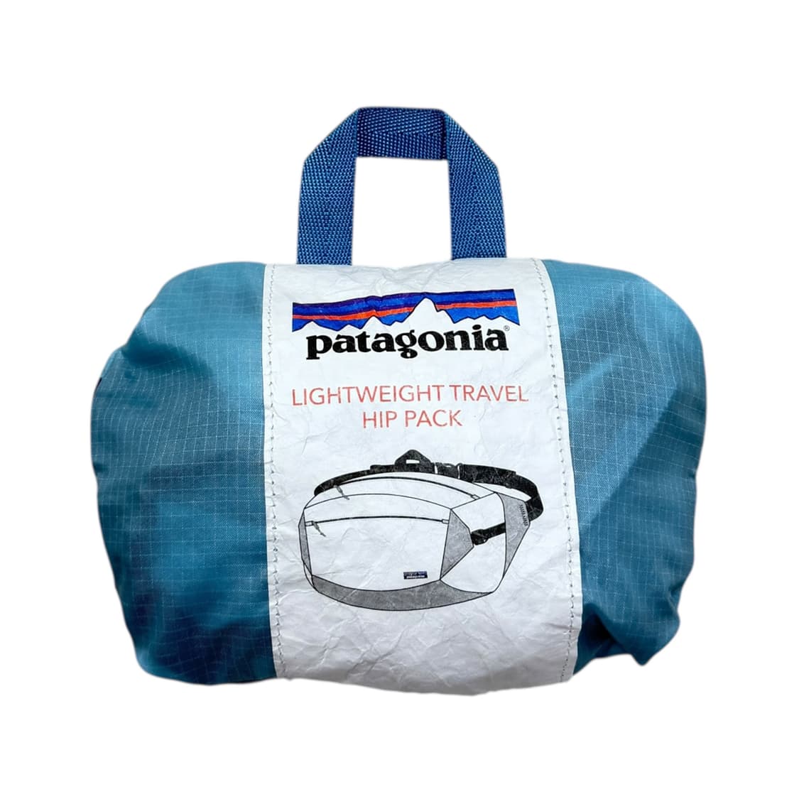 파타고니아 빈티지 트래블 힙색 가방 라이트 하늘 블루 상품이미지4