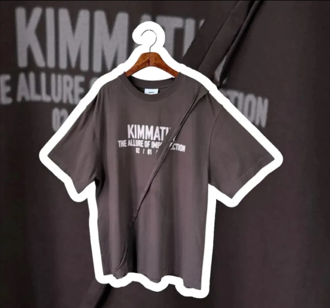 ➕마뗑킴 킴마틴 루즈핏  반팔 티셔츠 (브라운) 상품이미지2