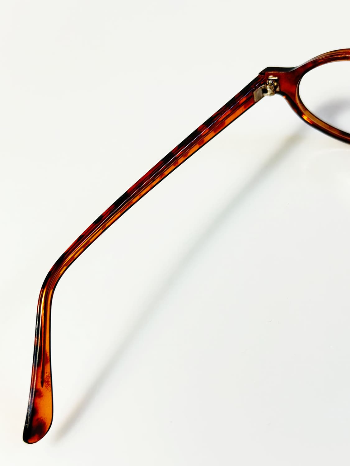 90s 토터스쉘 뿔테 오벌 프레임 빈티지 안경 상품이미지7