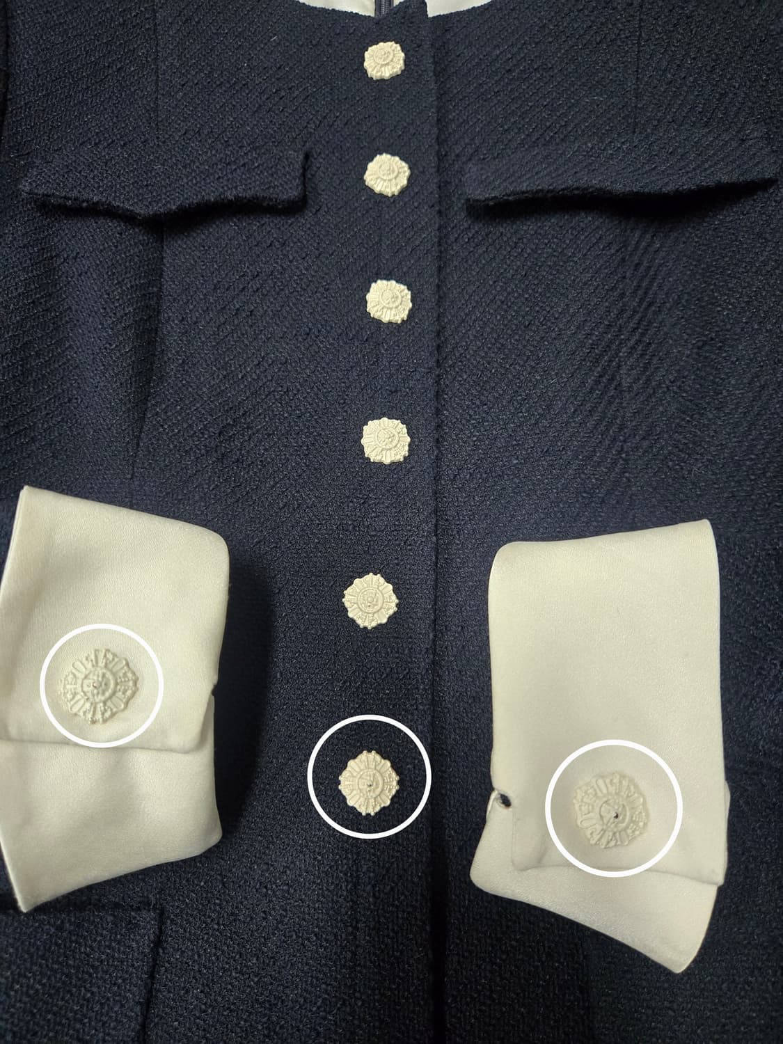 미샤 MICHAA 네이비 롱 원피스 상품이미지6