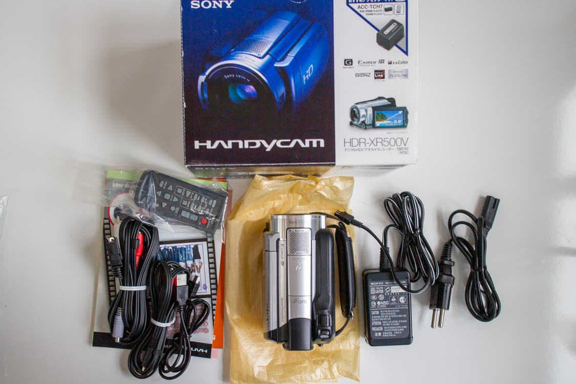 Sony HDR XR500V / 빈티지 디지털 캠코더 상품이미지9