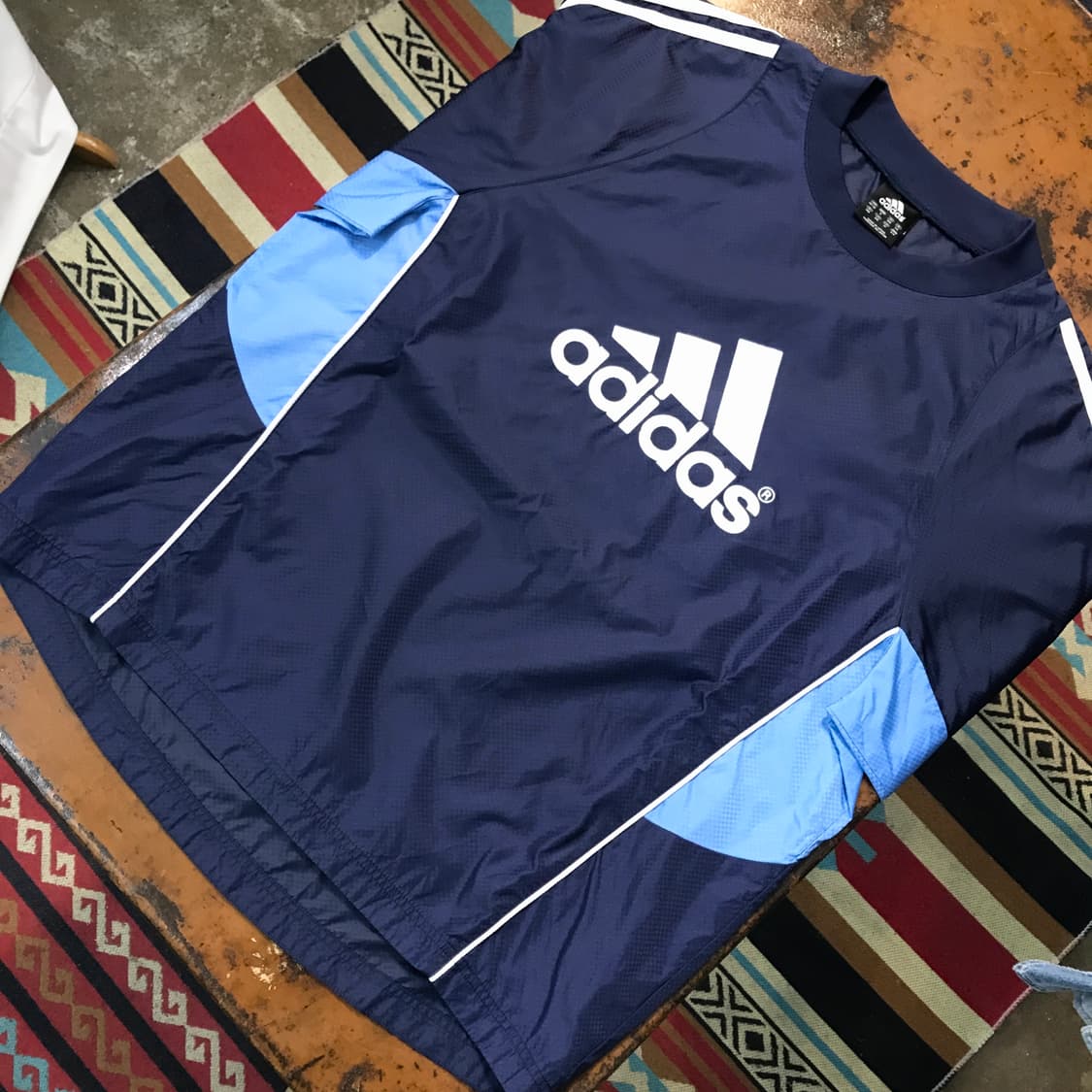 Japan 아디다스 네이비 웜업 핫슈트 남성 105 사이즈  상품이미지3