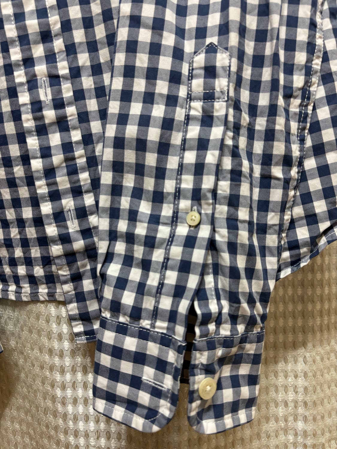 아베크롬비 블루 체크 셔츠 상품이미지4