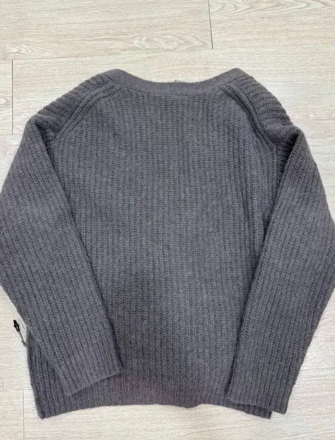 언어펙티드 가디건 그레이 상품이미지2