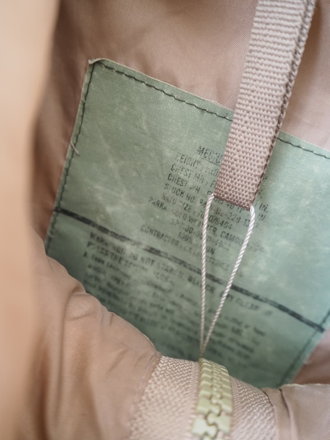 vintage us army camo parka 상품이미지9