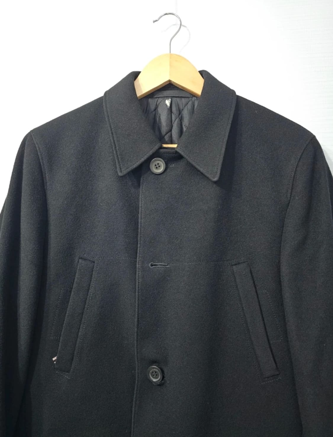 베르사체 남성 울 캐시미어 오버코트 100 상품이미지2