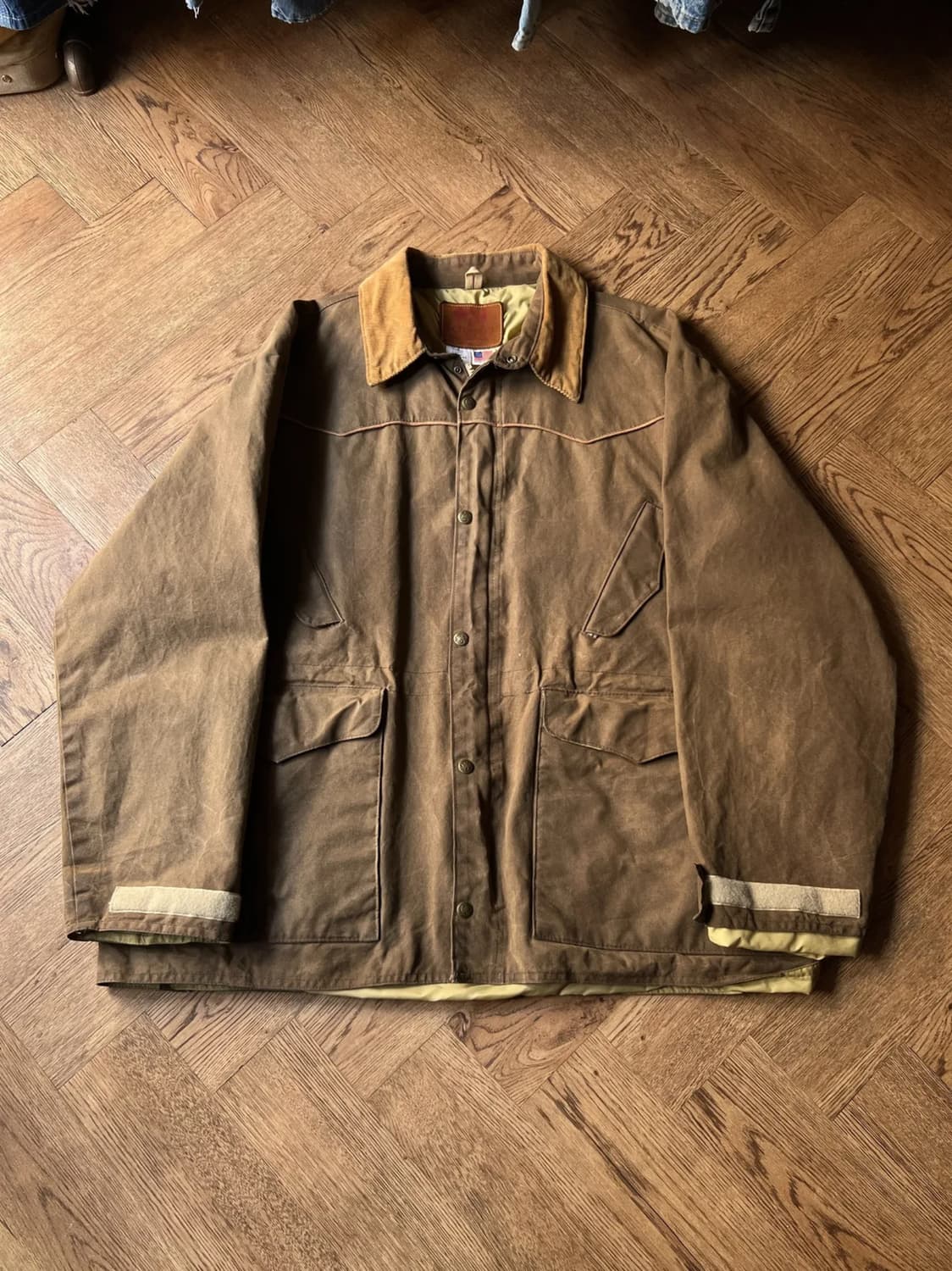 [XL]Schaefer OUTFITTER 브라운 헤비 왁스드코튼 헌팅자켓 상품이미지1