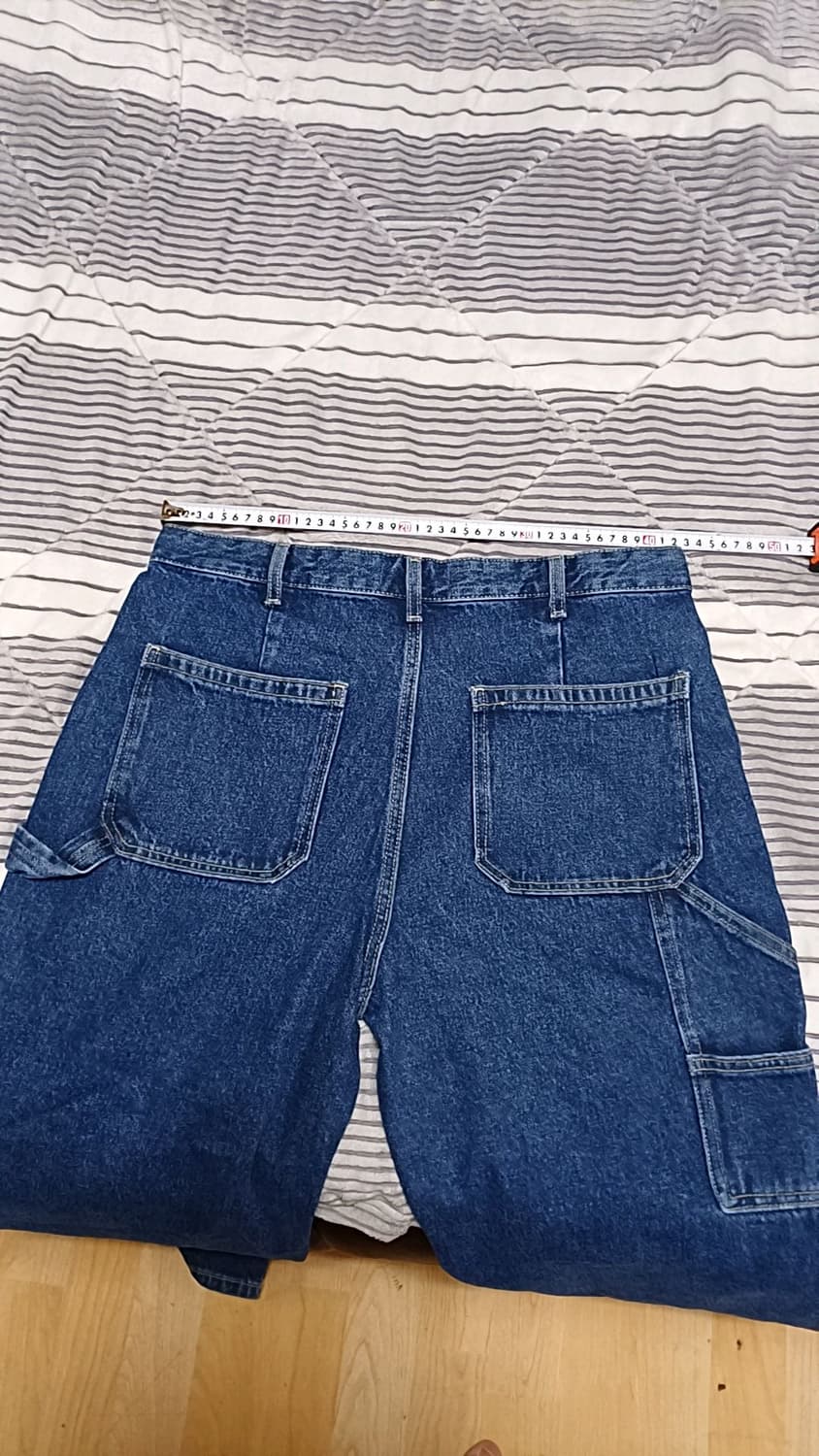 탑텐 와이드청바지 실측33인치 기장106 상품이미지5