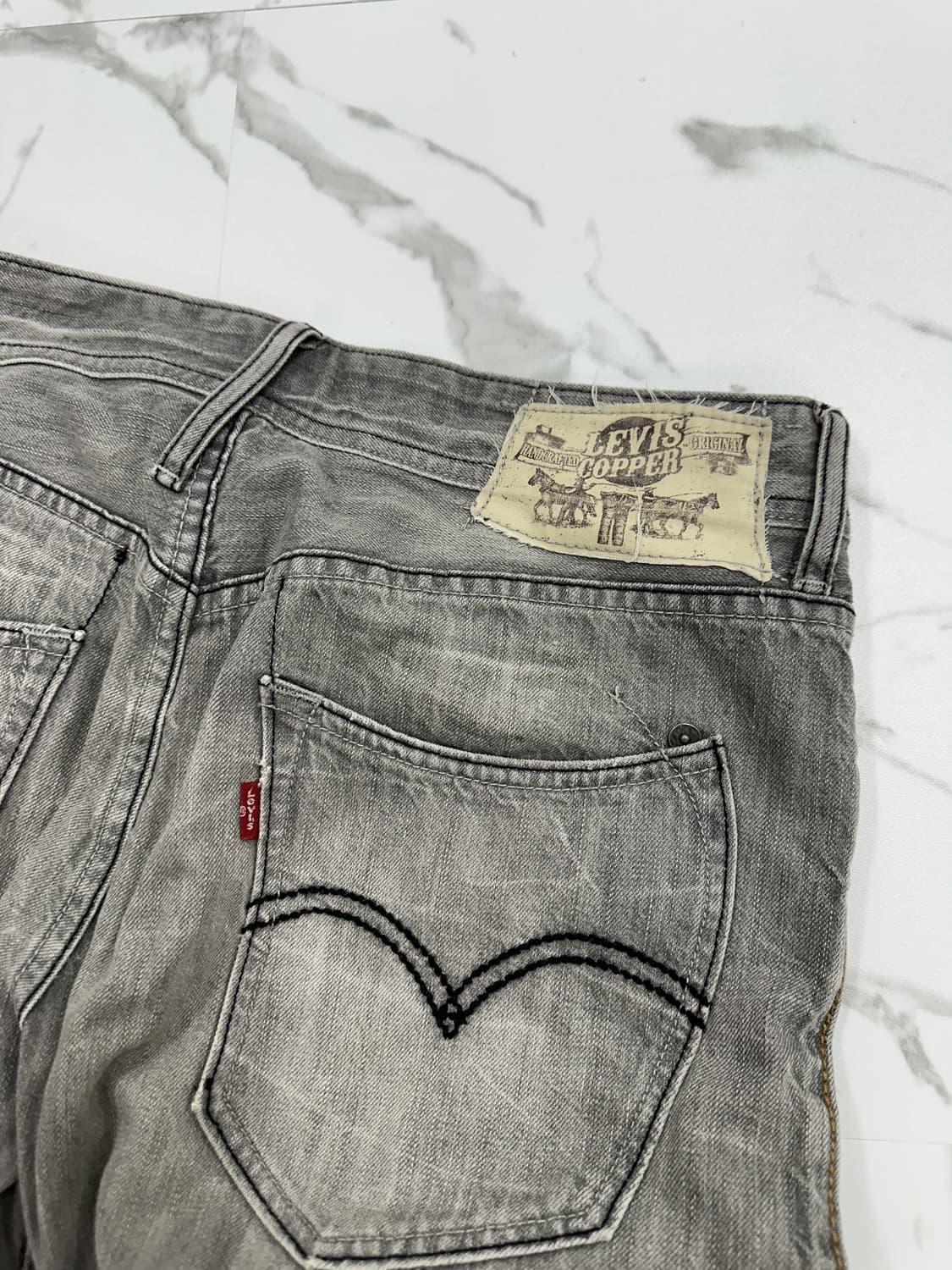 Levi's 리바이스 Copper 그레이 웨스턴 데님 팬츠 상품이미지6