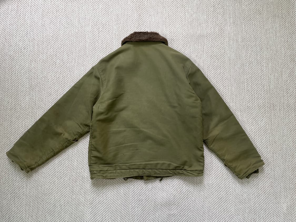 4~50s  og 미 해군 N-1 밀리터리 덱 자켓  상품이미지9