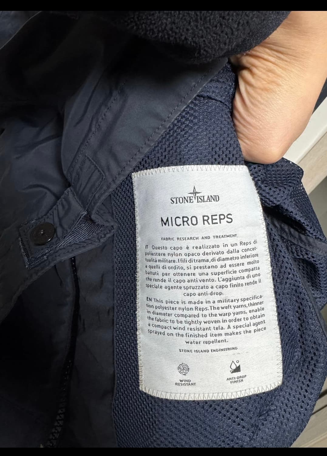 스톤아일랜드 마이크로랩스 자켓 상품이미지4