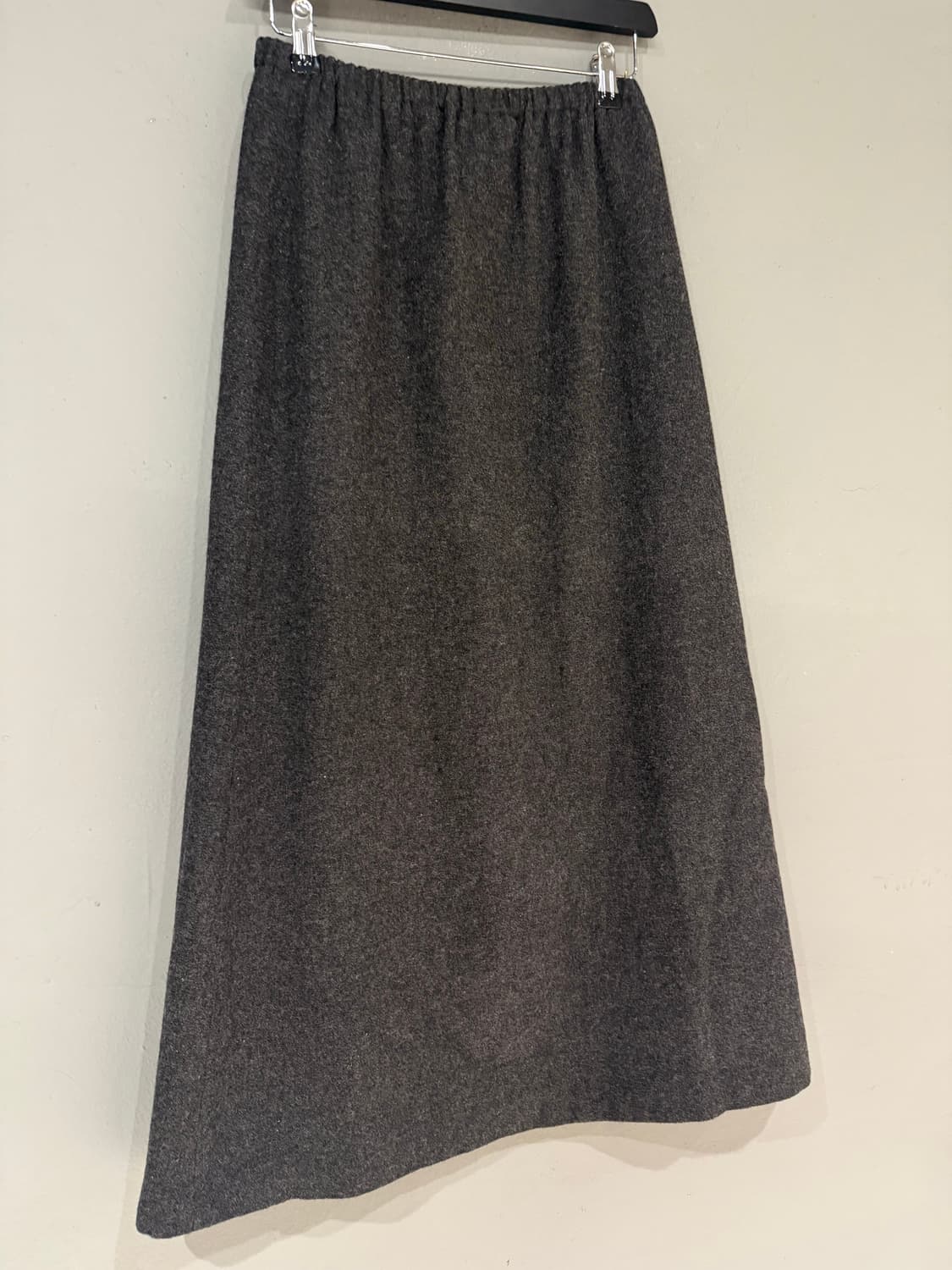 minimal design wool maxi skirt 상품이미지8