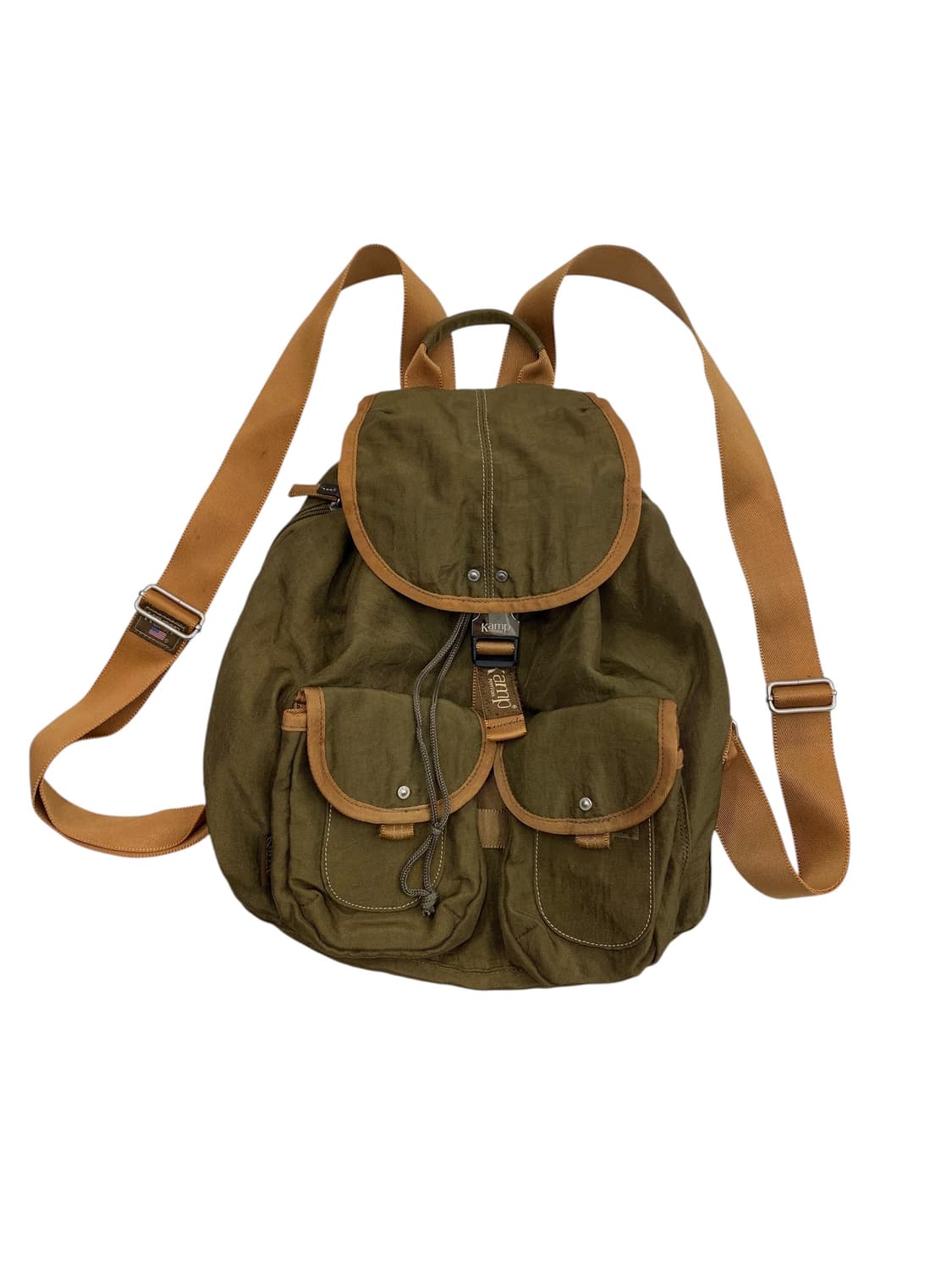 kamp 캠프 y2k 카키베이지 백팩 상품이미지1