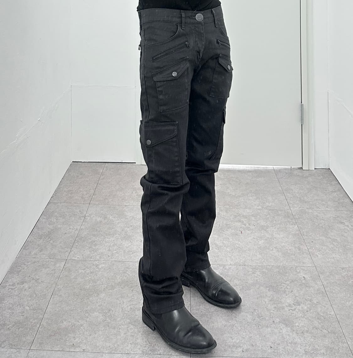 Lee Zipper Point Back Detail Moto Pants 상품이미지1