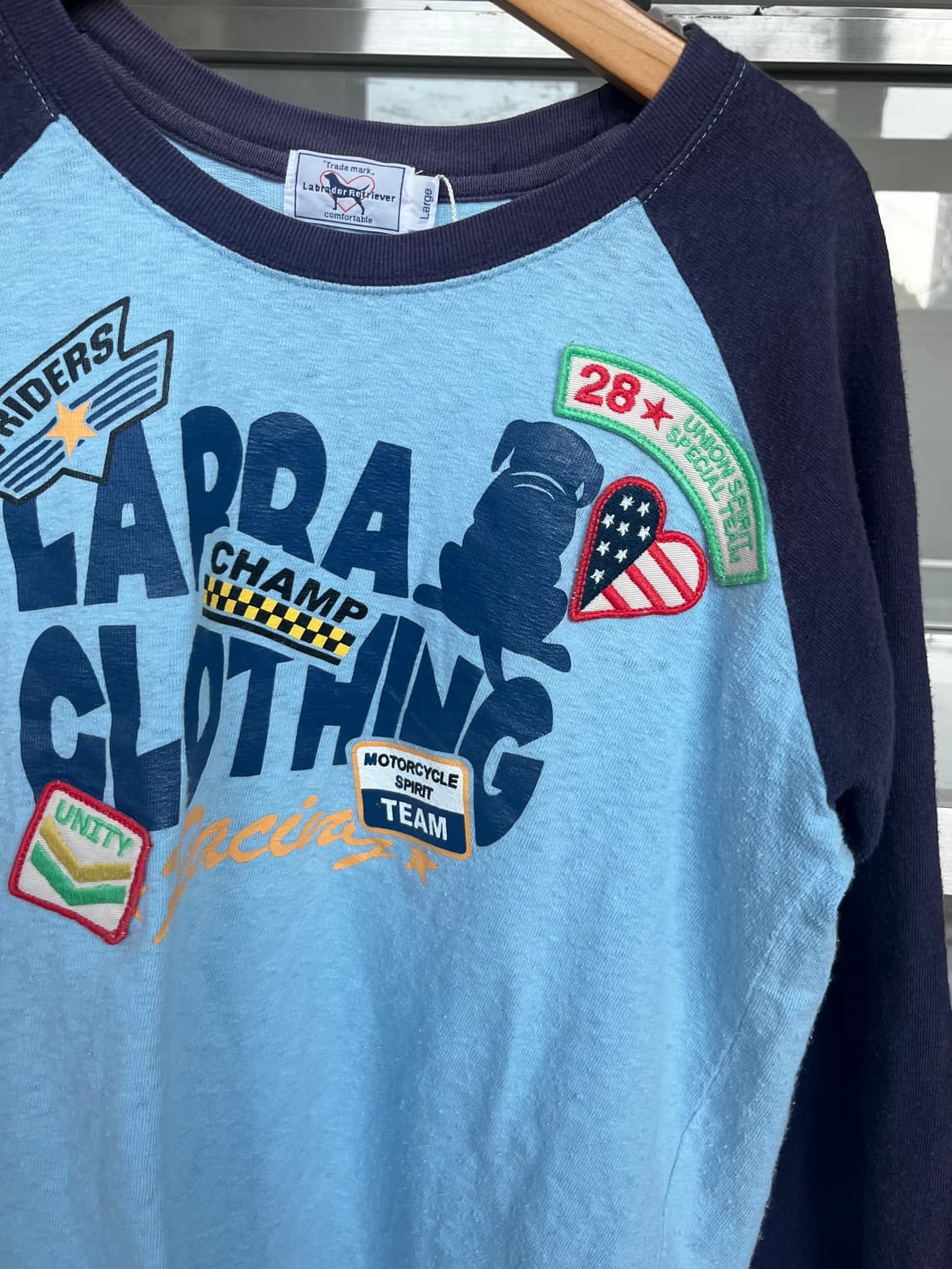 ⊹ Blue Moto Raglan Tee 상품이미지9