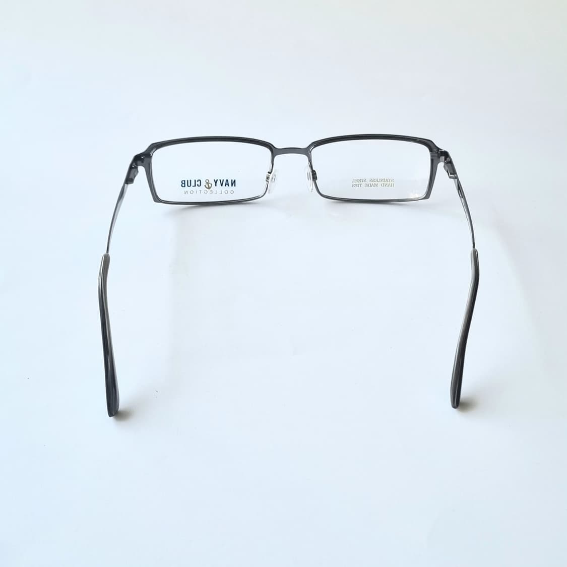 데드스탁 이탈리안 무드의 빈티지 실버 스퀘어 안경테 상품이미지5