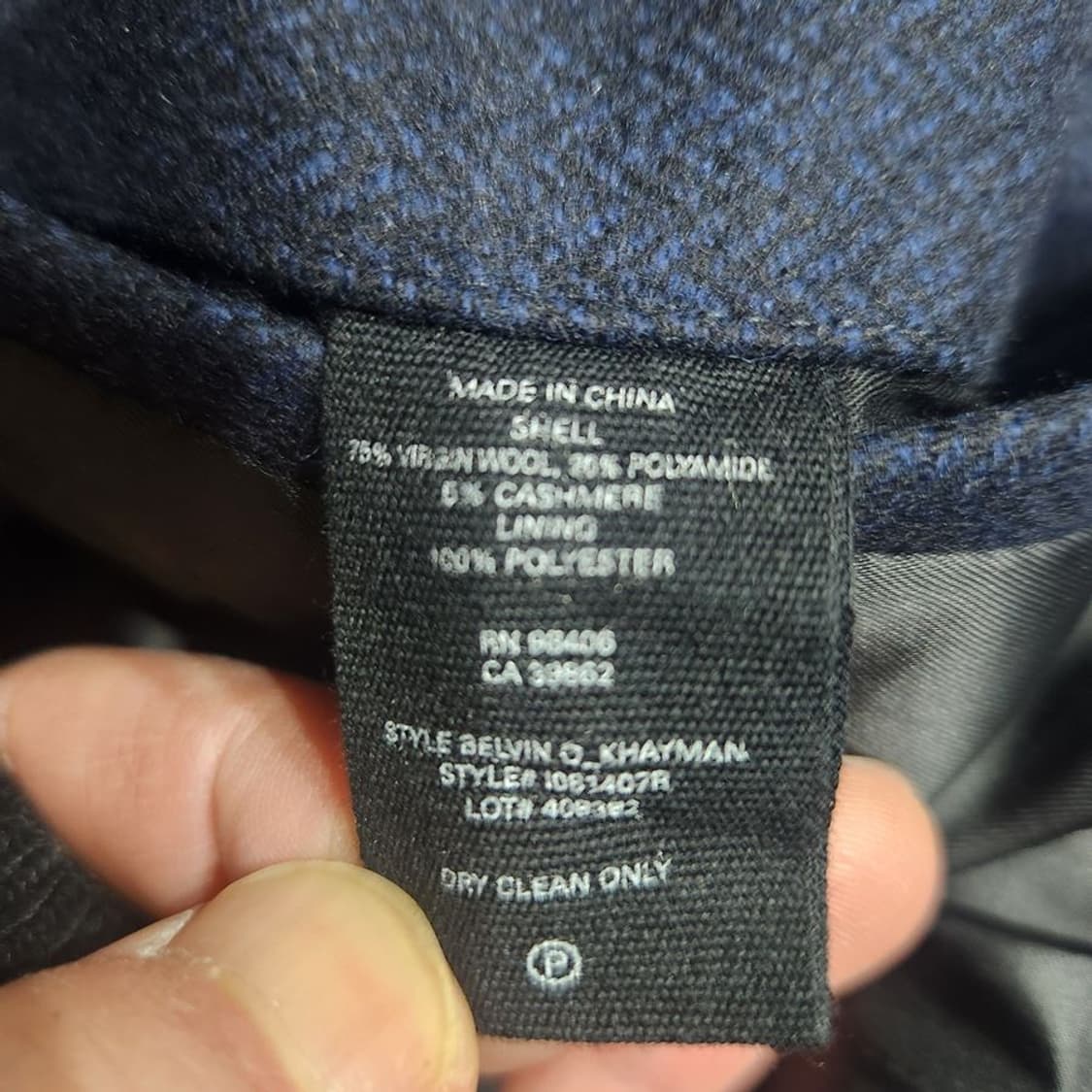 [남S]띠어리옴므 울캐시미어 하이넥 코트[Y61-084] 상품이미지10